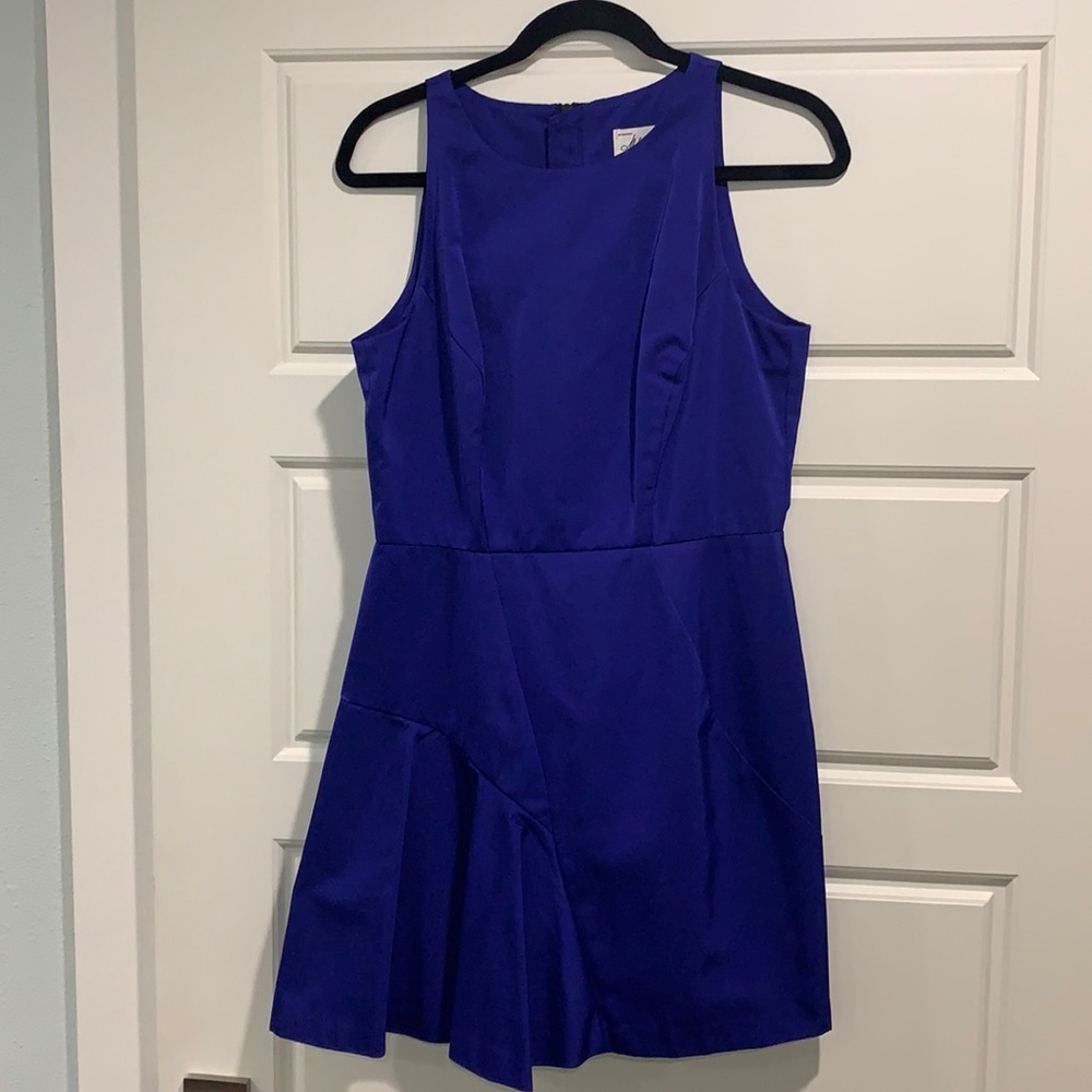 Milly Purple Cady Mini Dress